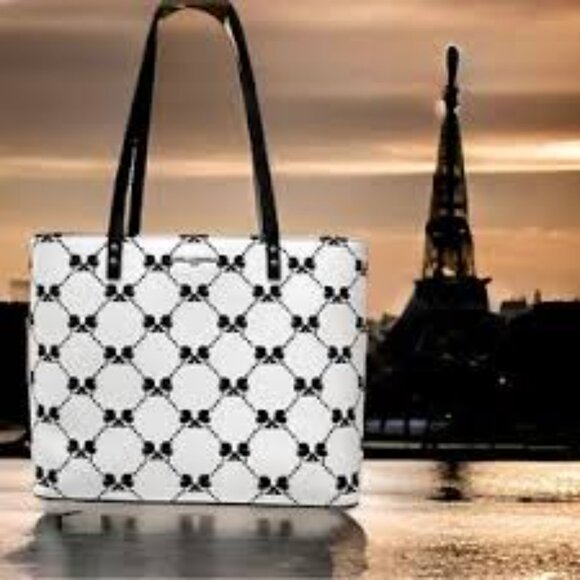 Karl Lagerfeld Black & White handbag 👜 - Picture 5 of 12